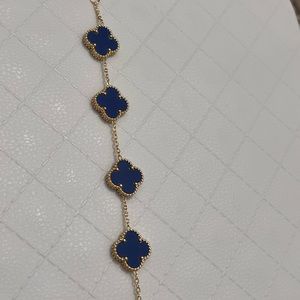 Blue & Gold Van Cleef Bracelet